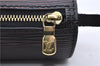 Authentic Louis Vuitton Epi Soufflot Black Hand Bag M52222 LV 5161D