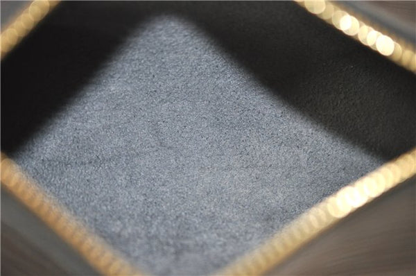 Authentic Louis Vuitton Epi Soufflot Black Hand Bag M52222 LV 5161D