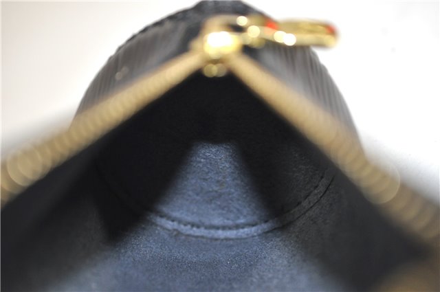 Authentic Louis Vuitton Epi Soufflot Black Hand Bag M52222 LV 5161D