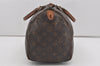 Authentic Louis Vuitton Monogram Speedy 30 Hand Boston Bag M41526 LV 5161I
