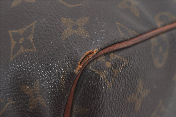 Authentic Louis Vuitton Monogram Speedy 30 Hand Boston Bag M41526 LV 5161I