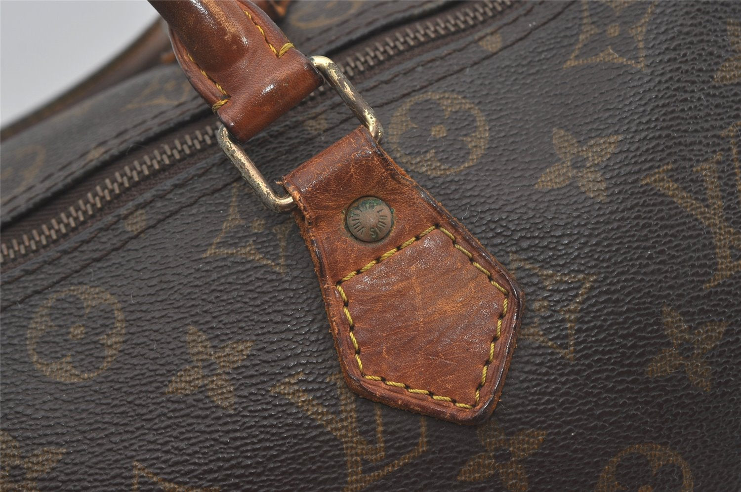 Authentic Louis Vuitton Monogram Speedy 30 Hand Boston Bag M41526 LV 5161I