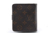 Authentic LOUIS VUITTON Monogram Compact Zip Bifold Wallet M61667 LV 5162C