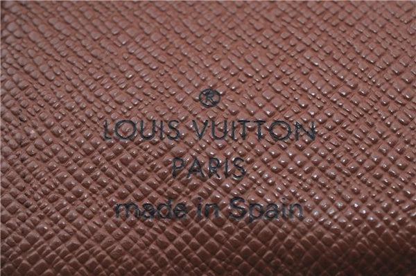 Authentic LOUIS VUITTON Monogram Compact Zip Bifold Wallet M61667 LV 5162C