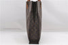 Authentic Louis Vuitton Monogram Sac Plat Hand Bag M51140 LV 5162D