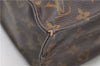 Authentic Louis Vuitton Monogram Sac Plat Hand Bag M51140 LV 5162D