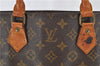 Authentic Louis Vuitton Monogram Sac Plat Hand Bag M51140 LV 5162D