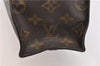 Authentic Louis Vuitton Monogram Sac Plat Hand Bag M51140 LV 5162D