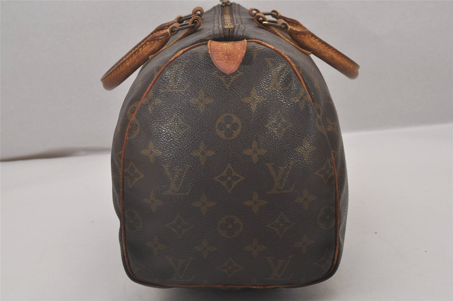 Authentic Louis Vuitton Monogram Speedy 30 Hand Boston Bag M41526 LV 5163I