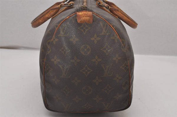 Authentic Louis Vuitton Monogram Speedy 30 Hand Boston Bag M41526 LV 5163I