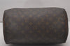 Authentic Louis Vuitton Monogram Speedy 30 Hand Boston Bag M41526 LV 5163I