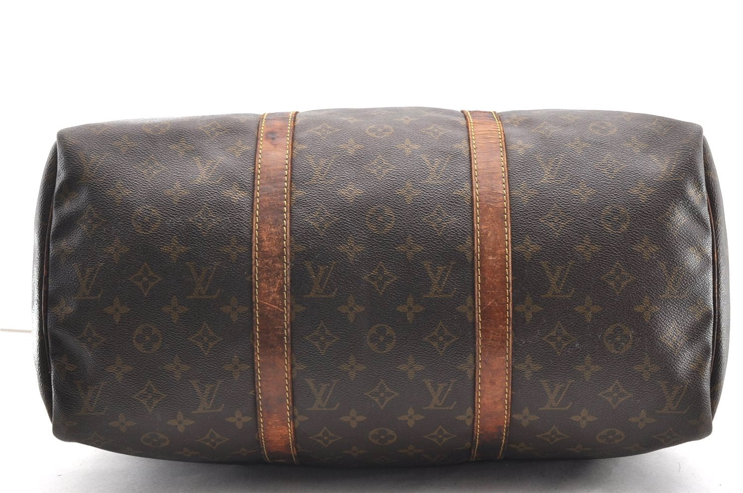 Authentic Louis Vuitton Monogram Sac Souple 45 Hand Boston Bag M41624 Junk 5165I