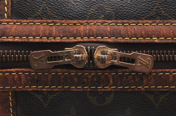 Authentic Louis Vuitton Monogram Sac Souple 45 Hand Boston Bag M41624 Junk 5165I