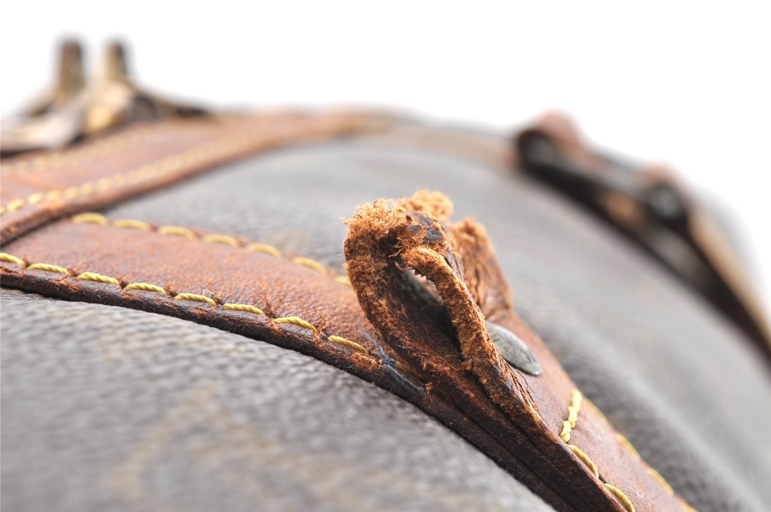 Authentic Louis Vuitton Monogram Sac Souple 45 Hand Boston Bag M41624 Junk 5165I