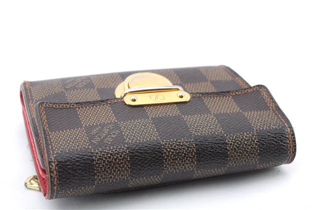 Autheentic LOUIS VUITTON Damier Portefeuille Koala Wallet Purse N60005 LV 5166C