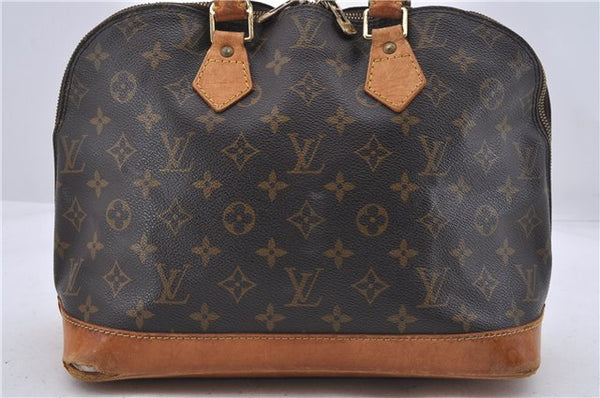 Authentic Louis Vuitton Monogram Alma Hand Bag Purse M51130 LV 5167D