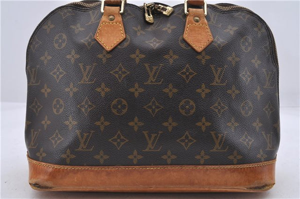 Authentic Louis Vuitton Monogram Alma Hand Bag Purse M51130 LV 5167D