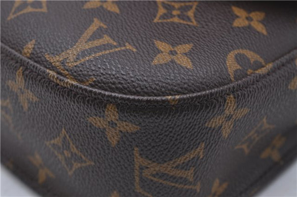 Auth Louis Vuitton Monogram Saint Cloud GM Shoulder Cross Bag M51242 LV 5170D
