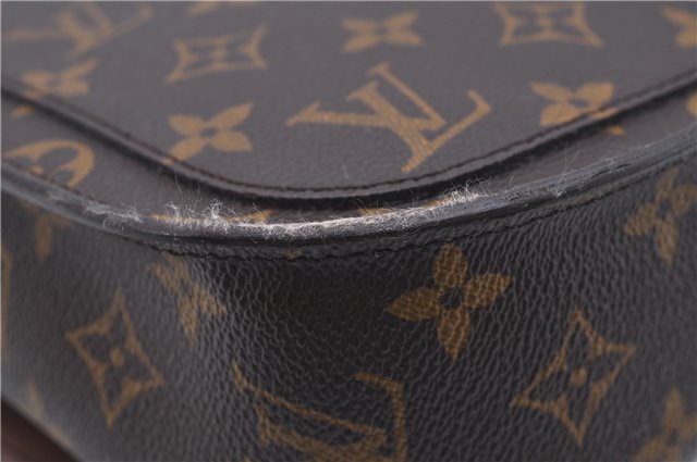 Auth Louis Vuitton Monogram Saint Cloud GM Shoulder Cross Bag M51242 LV 5170D