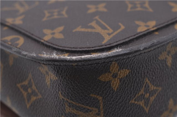 Auth Louis Vuitton Monogram Saint Cloud GM Shoulder Cross Bag M51242 LV 5170D