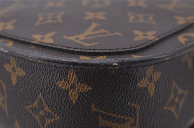 Auth Louis Vuitton Monogram Saint Cloud GM Shoulder Cross Bag M51242 LV 5170D