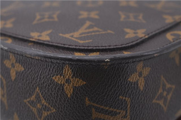Auth Louis Vuitton Monogram Saint Cloud GM Shoulder Cross Bag M51242 LV 5170D