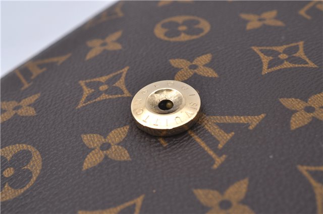 Auth Louis Vuitton Monogram Saint Cloud GM Shoulder Cross Bag M51242 LV 5170D