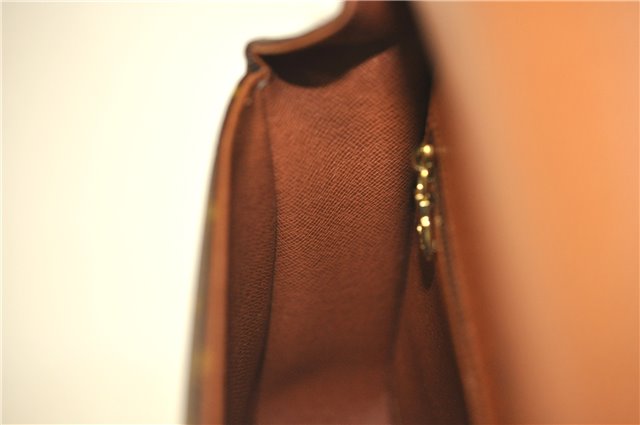 Auth Louis Vuitton Monogram Saint Cloud GM Shoulder Cross Bag M51242 LV 5170D