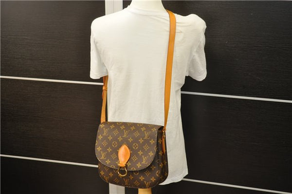 Auth Louis Vuitton Monogram Saint Cloud GM Shoulder Cross Bag M51242 LV 5170D