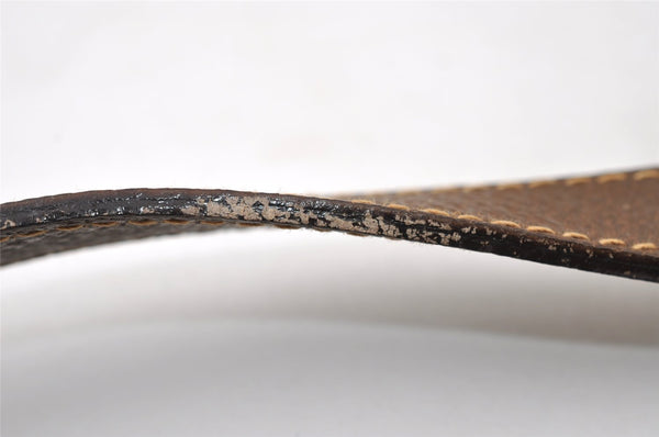 Authentic GUCCI GG Plus Shoulder Cross Body Bag GG PVC Leather Brown Junk 5171I