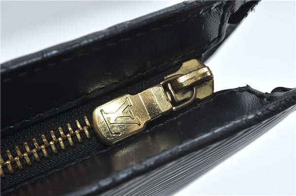 Authentic Louis Vuitton Epi Saint Jacques Hand Bag Black M52272 LV 5172D