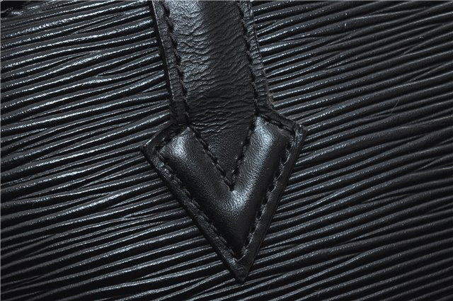 Authentic Louis Vuitton Epi Saint Jacques Hand Bag Black M52272 LV 5172D