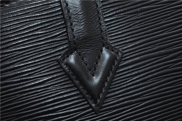 Authentic Louis Vuitton Epi Saint Jacques Hand Bag Black M52272 LV 5172D