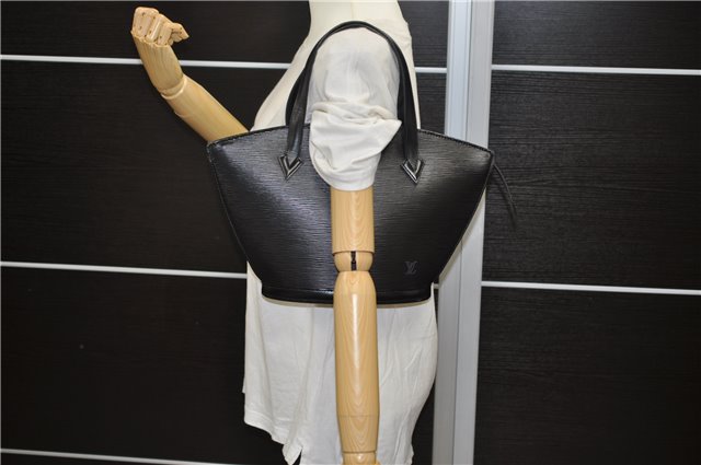 Authentic Louis Vuitton Epi Saint Jacques Hand Bag Black M52272 LV 5172D