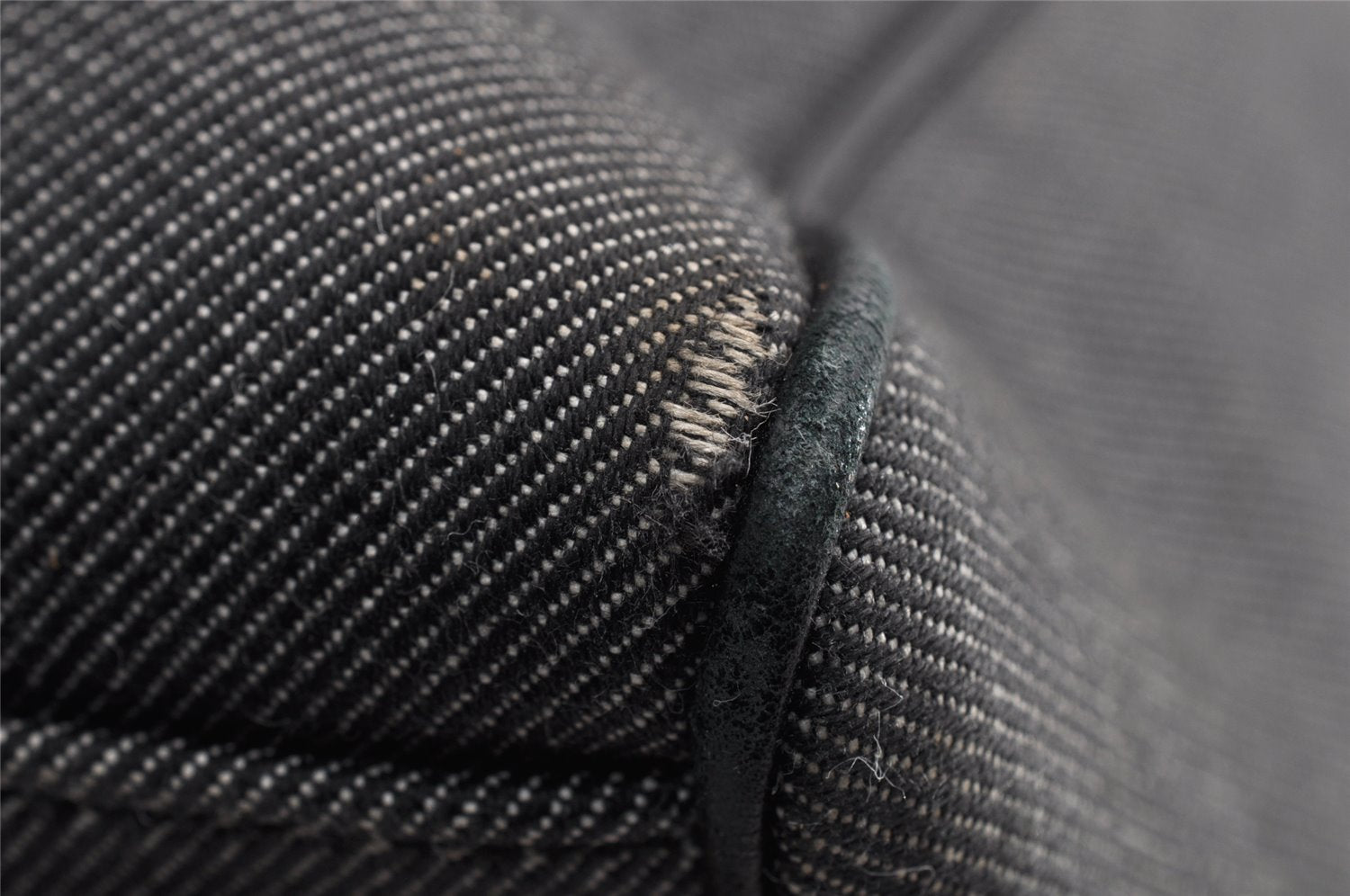 Authentic GUCCI Vintage Shoulder Tote Bag Canvas Leather 264216 Gray 5172I