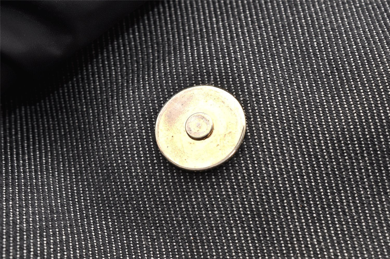 Authentic GUCCI Vintage Shoulder Tote Bag Canvas Leather 264216 Gray 5172I