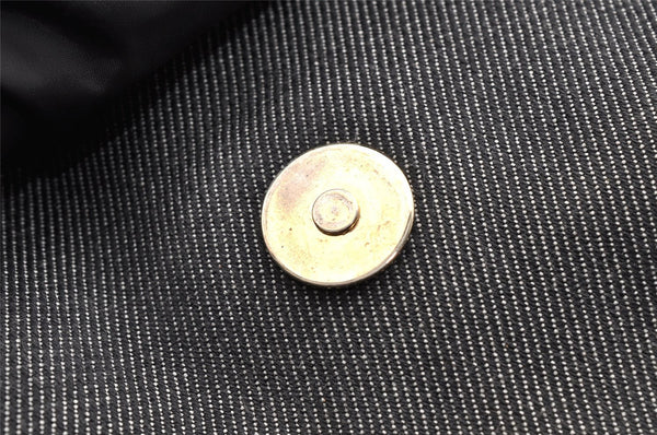 Authentic GUCCI Vintage Shoulder Tote Bag Canvas Leather 264216 Gray 5172I