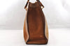 Authentic GUCCI Bamboo Hand Shoulder Bag Suede Leather Brown Junk 5173I