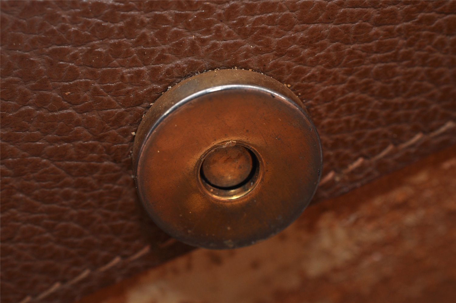 Authentic GUCCI Bamboo Hand Shoulder Bag Suede Leather Brown Junk 5173I