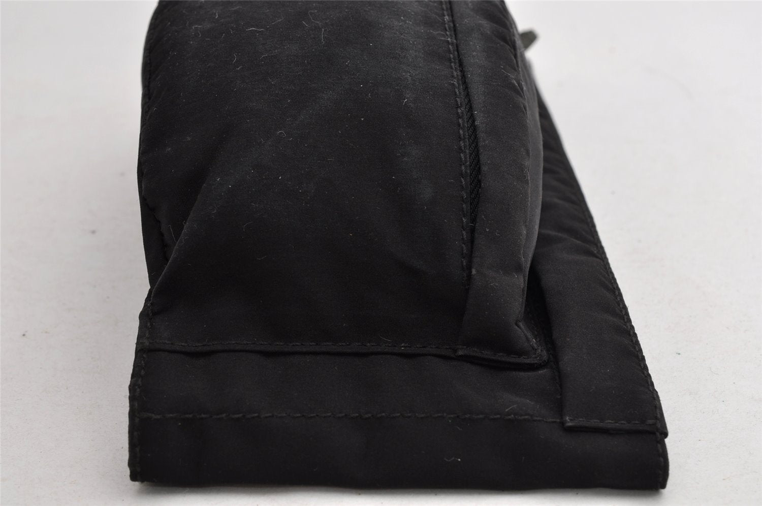 Authentic PRADA Sports Vintage Polyester Waist Body Bag Purse Black Junk 5174I