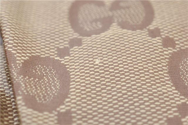 Authentic GUCCI GG Crystal Shoulder Hand Bag PVC Leather 223965 Brown 5176E