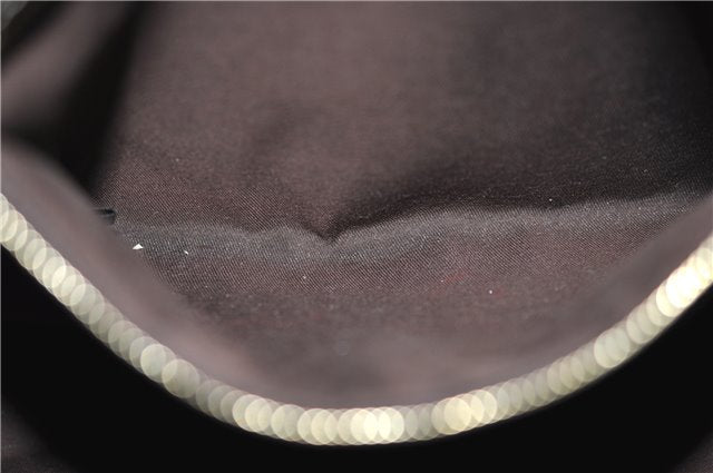 Authentic GUCCI GG Crystal Shoulder Hand Bag PVC Leather 223965 Brown 5176E