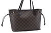 Authentic Louis Vuitton Damier Neverfull PM Tote Bag N51109 LV 5177D