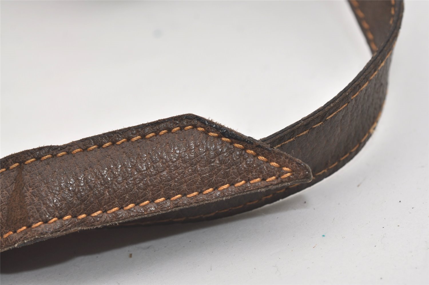 Authentic GUCCI Vintage Shoulder Cross Body Bag Purse GG PVC Leather Brown 5177I