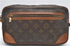 Auth Louis Vuitton Monogram Marly Dragonne GM Clutch Hand Bag M51825 LV 5178D
