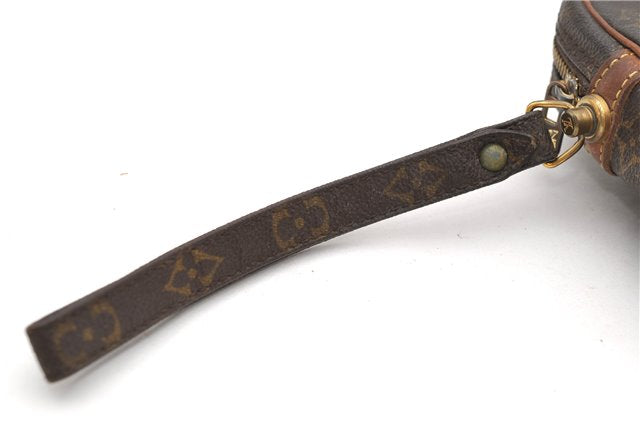 Auth Louis Vuitton Monogram Marly Dragonne GM Clutch Hand Bag M51825 LV 5178D