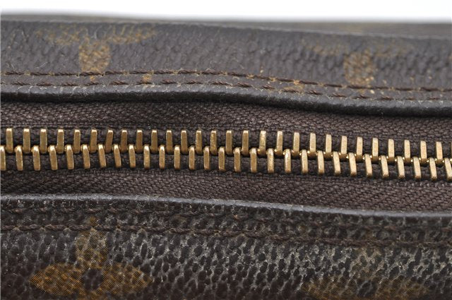 Auth Louis Vuitton Monogram Marly Dragonne GM Clutch Hand Bag M51825 LV 5178D