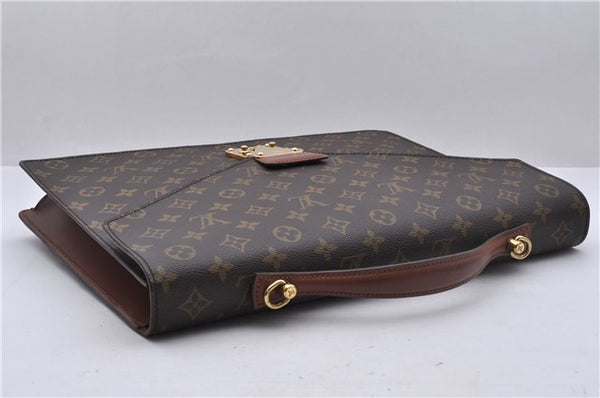 Auth Louis Vuitton Monogram Porte Documents Bandouliere M53338 Briefcase 5179D