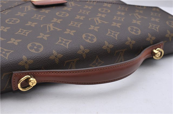 Auth Louis Vuitton Monogram Porte Documents Bandouliere M53338 Briefcase 5179D