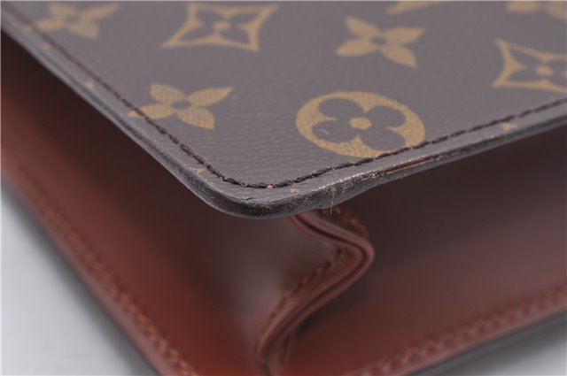 Auth Louis Vuitton Monogram Porte Documents Bandouliere M53338 Briefcase 5179D